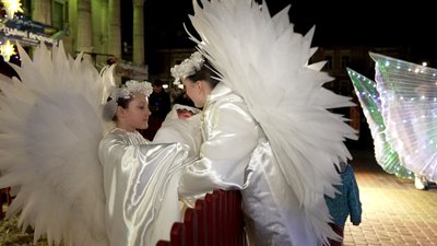 Освячення різдвяної шопки у Тернополі, Тернопіль,12 грудня 2025 року Освячення різдвяної шопки у Тернополі, Тернопіль,12 грудня 2025 року