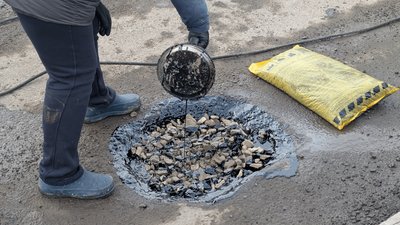 Яма, ремонт, Пасічнянський міст Яма, ремонт, Пасічнянський міст