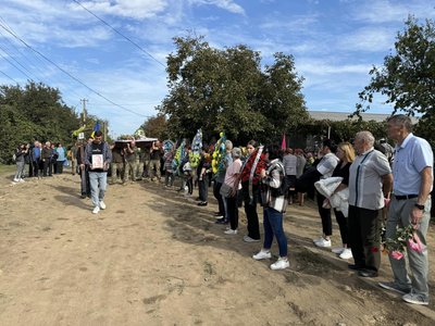 На Одещині попрощалися з військовослужбовцем Андрієм Заволокою