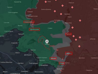 30 разів війська РФ штурмували на Лиманському напрямку минулої доби 30 разів війська РФ штурмували на Лиманському напрямку минулої доби