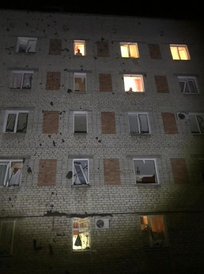 Наслідки обстрілів Донеччини 13 березня. Фото: Telegram / Павло Кириленко