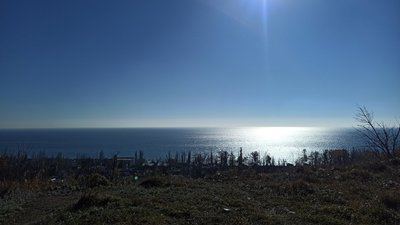 Вид на узбережжя Азовського моря Вид на узбережжя Азовського моря