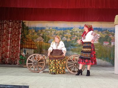 вистава, сільська сцена вистава, сільська сцена
