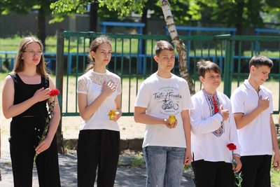 На церемонії відкриття меморіальних дошок