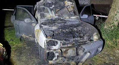 У Хмельницькому затримали паліїв автомобілів військових У Хмельницькому затримали паліїв автомобілів військових