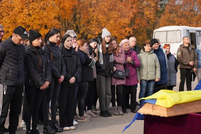 У Сумах прощалися з Дмитром Безкоровайним та Володимиром Рожкевичем У Сумах прощалися з Дмитром Безкоровайним та Володимиром Рожкевичем