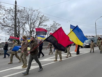 Прощання з воїном-добровольцем Романом Корнутою Прощання з воїном-добровольцем Романом Корнутою