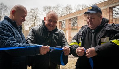 Відкиття пожежної команди у селі Колодне, Тернопільщина, 12 грудня 2025 року Відкиття пожежної команди у селі Колодне, Тернопільщина, 12 грудня 2025 року