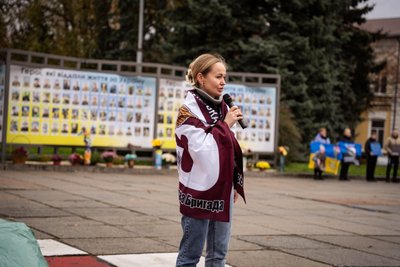Акція на підтримку полонених і безвісти зниклих відбулася в Житомирі Акція на підтримку полонених і безвісти зниклих відбулася в Житомирі