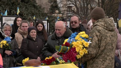 З військовим Миколою Савосіком попрощалися у Рівному З військовим Миколою Савосіком попрощалися у Рівному