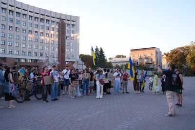 Протестна хода на підтримку Федорова, Івано-Франківськ Протестна хода на підтримку Федорова, Івано-Франківськ