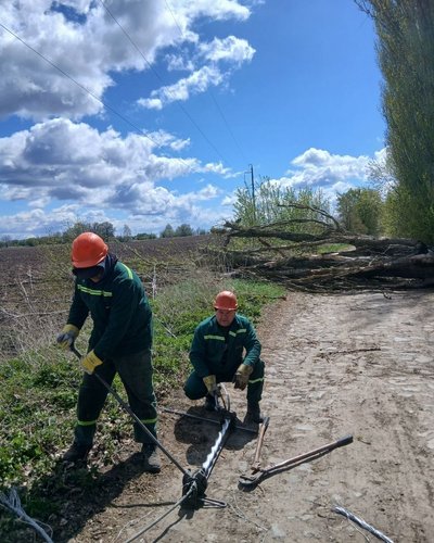 Знеструмлено понад 18 тисяч абонентів та повалені дерева: наслідки негоди на Рівненщині Знеструмлено понад 18 тисяч абонентів та повалені дерева: наслідки негоди на Рівненщині