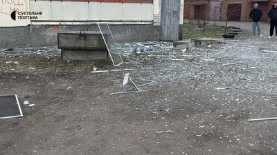 Обстріл Полтави: перші фото з місця події