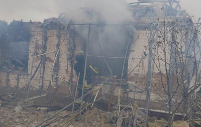 У Преображенці на Запоріжжі сталась пожежа через обстріли РФ У Преображенці на Запоріжжі сталась пожежа через обстріли РФ