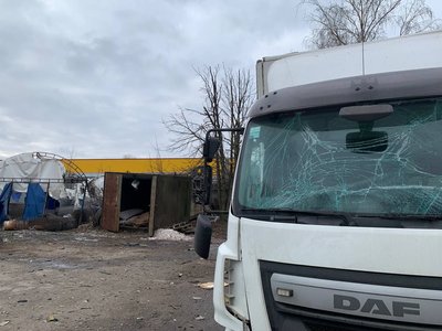 Наслідки дронової атаки у Черкасах 3 березня 2025 року Наслідки дронової атаки у Черкасах 3 березня 2025 року
