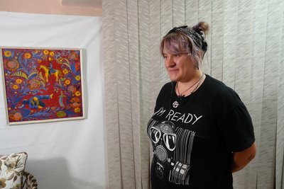Херсон, місцеві жителі, Ольга Чернишова, захист від дронів Херсон, місцеві жителі, Ольга Чернишова, захист від дронів