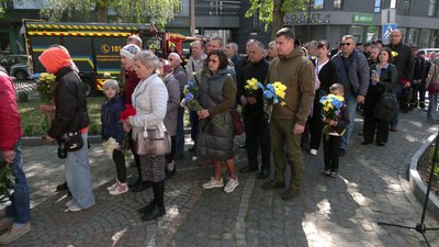 39-ті роковини аварії на ЧАЕС. Пам'ять жертвам Чорнобильської катастрофи вшанували у Рівному 26 квітня