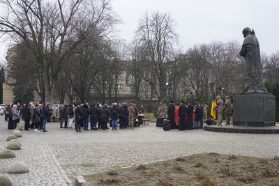В Ужгороді попрощалися із захисником Олексієм Бриньком В Ужгороді попрощалися із захисником Олексієм Бриньком