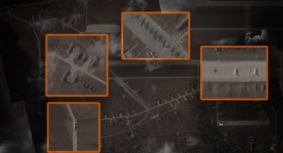 Аеродром у Гвардійському в окупованому Криму Аеродром у Гвардійському в окупованому Криму