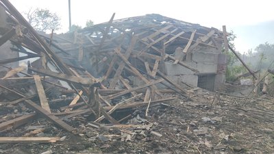Російська армія атакувала безпілотниками невстановленого типу Лютівку Золочівської громади 15 серпня 2025 року