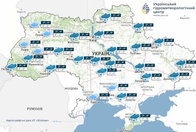 Сніг, завірюхи та сильний вітер: прогноз погоди в Україні на 29 грудня Сніг, завірюхи та сильний вітер: прогноз погоди в Україні на 29 грудня