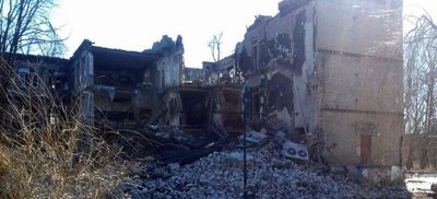 Наслідки обстрілів Донеччини 13 березня. Фото: сайт поліції Донеччини