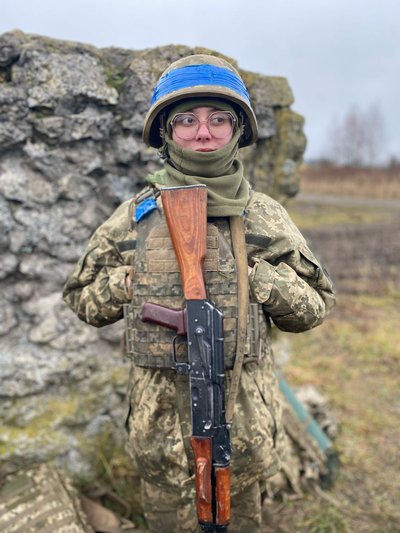 Світлана Хмарук, ЗСУ, військовий стрій Світлана Хмарук, ЗСУ, військовий стрій