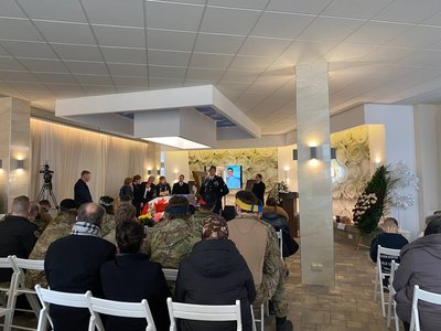 У Києві попрощалися з загиблим канадським добровольцем Григорієм Цехмістренком