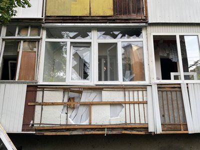 вибиті вікна, обстріл, ракетний удар, Франківськ