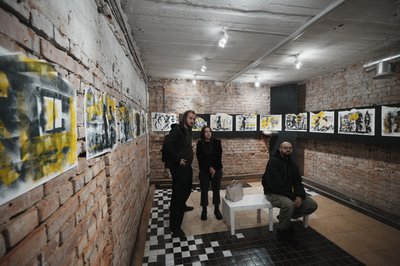 Нікіта Тітов презентував графічні роботи у Харкові 14 листопада 2025 року Нікіта Тітов презентував графічні роботи у Харкові 14 листопада 2025 року
