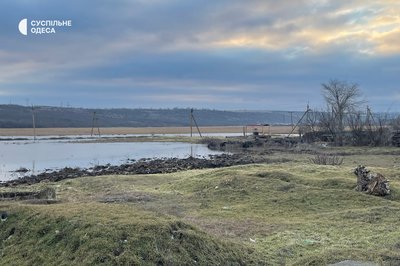 Танення снігу спричинило підтоплення Березівки та околиць: фото наслідків негоди Танення снігу спричинило підтоплення Березівки та околиць: фото наслідків негоди