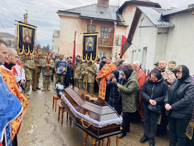 Похорон, ЗСУ, Бережани, Микола Хамап, військовослужбовець Похорон, ЗСУ, Бережани, Микола Хамап, військовослужбовець