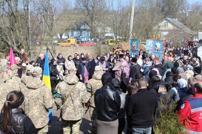 Похорон військового, ЗСУ, прощання із бійцем, Валентин Шмирук