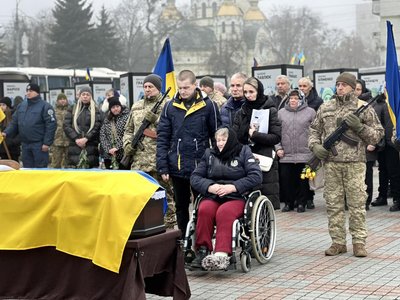 Із загиблим Володимиром Овсійчуком попрощались у Рівному