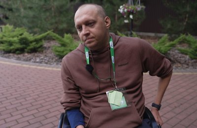 Валерій Бєзай, табір, люди з інвалідністю, крісло колісне, 15 вересня 2026, Тернопіль Валерій Бєзай, табір, люди з інвалідністю, крісло колісне, 15 вересня 2026, Тернопіль