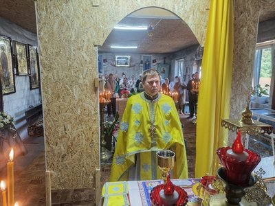 Каплиця на подвір’ї церкви, Андрій Ткач, храм, Катеринівка, будівництво храму, 26 версеня 2026, Тернопіль Каплиця на подвір’ї церкви, Андрій Ткач, храм, Катеринівка, будівництво храму, 26 версеня 2026, Тернопіль