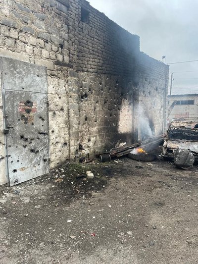 Наслідки обстрілів Курахового 13 січня. Фото: Telegram / Павло Кириленко Наслідки обстрілів Курахового 13 січня. Фото: Telegram / Павло Кириленко