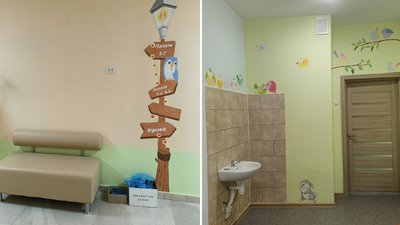 У громаді на Житомирщині коштом місцевих підприємців зробили ремонт у дитячому відділенні лікарні