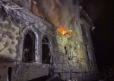 "Шахед" влучив у приватний сектор в Сумах "Шахед" влучив у приватний сектор в Сумах