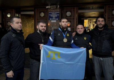 На вокзалі Києва зустріли призерів з греко-римської боротьби із ЧС-2025 U23