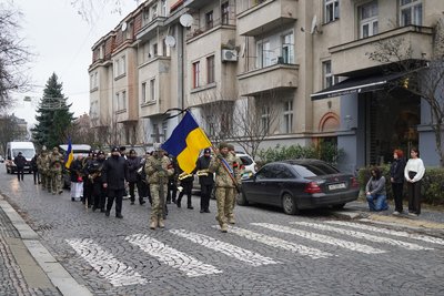 В Ужгороді попрощалися із загиблим захисником Олександром Горошником