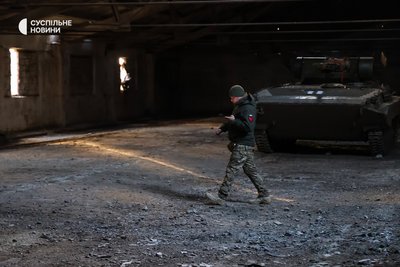 Командир бронегрупи 1 батальйону 40 бригади берегової охорони з позивним "Грізлі" на півдні України