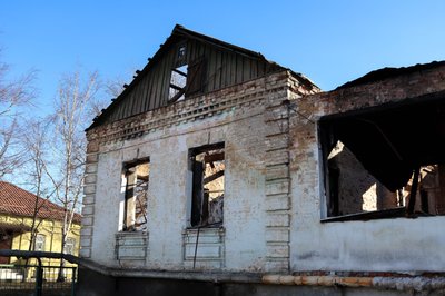 Як відновлюють бібліотеку у Барвінковому Як відновлюють бібліотеку у Барвінковому