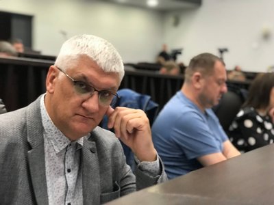 Сесія обласної ради, Володимир Семерез, Володимир Труш, Ярослав Захарків Сесія обласної ради, Володимир Семерез, Володимир Труш, Ярослав Захарків