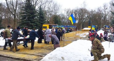 У місті на Черкащині попрощались з військовослужбовцем У місті на Черкащині попрощались з військовослужбовцем