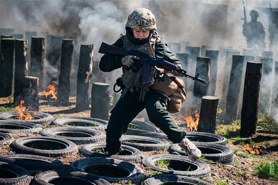 Вогнева підготовка й тактика: як тренується волинський підрозділ Нацгвардії Вогнева підготовка й тактика: як тренується волинський підрозділ Нацгвардії