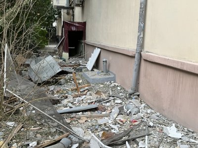 Херсон, обстріли, серпень 2024, уламки, скло Херсон, обстріли, серпень 2024, уламки, скло