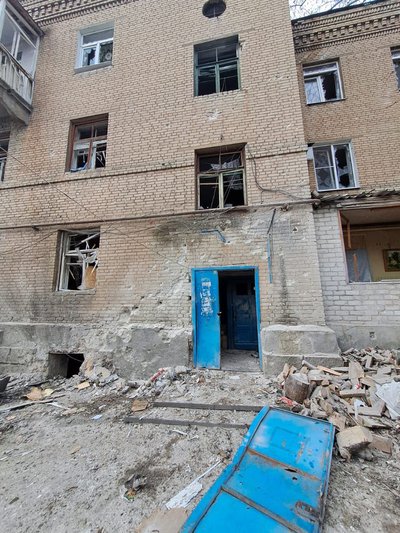 Наслідки обстрілів Донеччини 28 березня. Фото: Telegram / Павло Кириленко Наслідки обстрілів Донеччини 28 березня. Фото: Telegram / Павло Кириленко