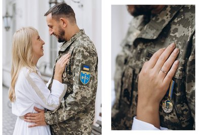 Військовий з Тернопільщини освідчився дівчині