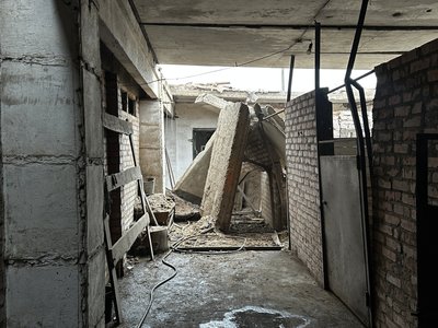 На Полтавщині внаслідок падіння БпЛА зруйнована конюшня На Полтавщині внаслідок падіння БпЛА зруйнована конюшня